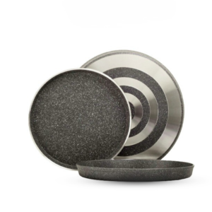 Alternative view of Bianca Granite Pizza Tray Set – 3 PCS