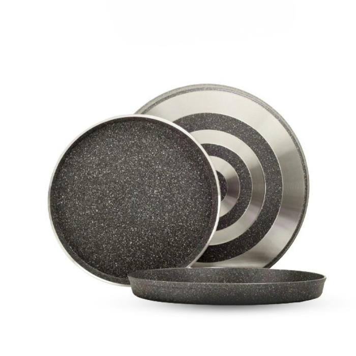 Bianca Granite Pizza Tray Set – 3 PCS - Image 4