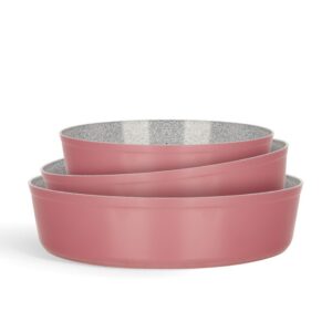 Alternative view of BIANCA GRANITE OVEN TRAY SET 3-PCS