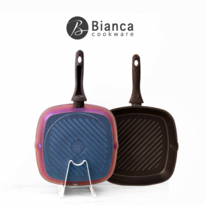 Alternative view of BIANCA GRANITE COOKWARE 9-PCS ( GRILL )