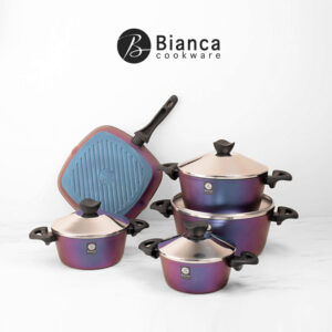 BIANCA GRANITE COOKWARE 9-PCS ( GRILL )