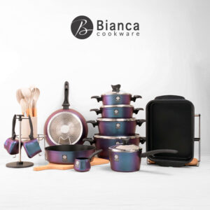 Bianca granite cookware set 21-pcs