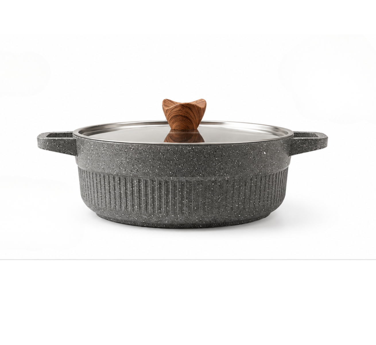 Bianca Malaga Granite Tray Set – 2 Pieces (26 cm, 28 cm)