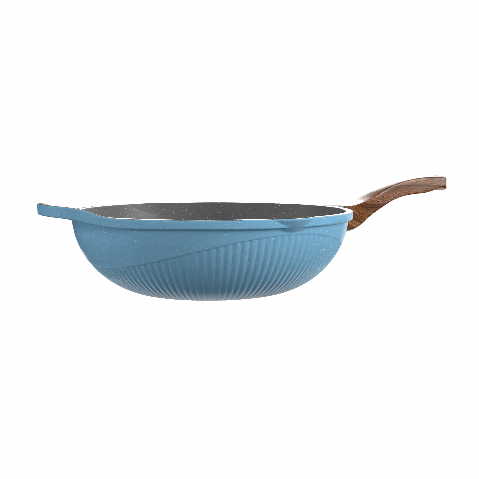 Bianca Die-Cast Granite Wok Pan – 28 cm - Image 6