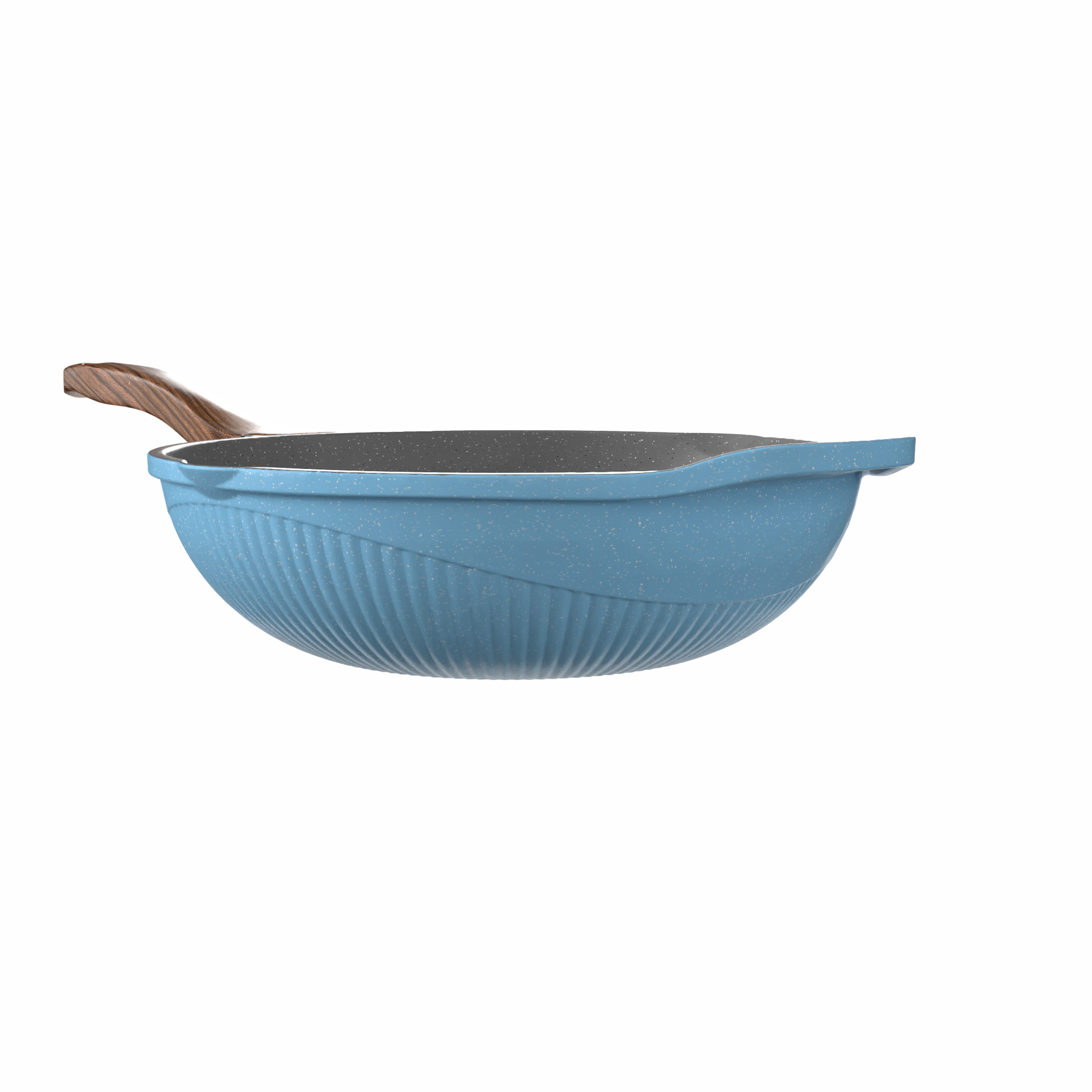 Bianca Die-Cast Granite Wok Pan – 28 cm - Image 7