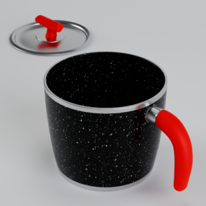 Alternative view of Granite Milk Pot